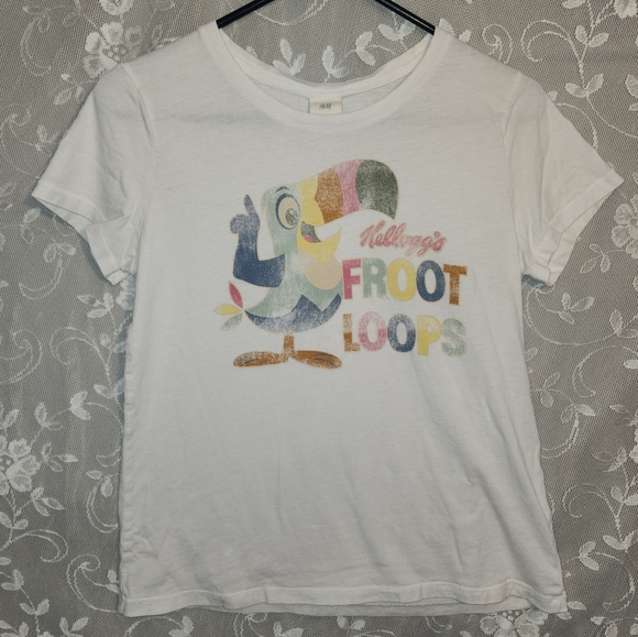 H&M Kellogg's FrootLoops Women's T-shirt - Picture 1 of 6